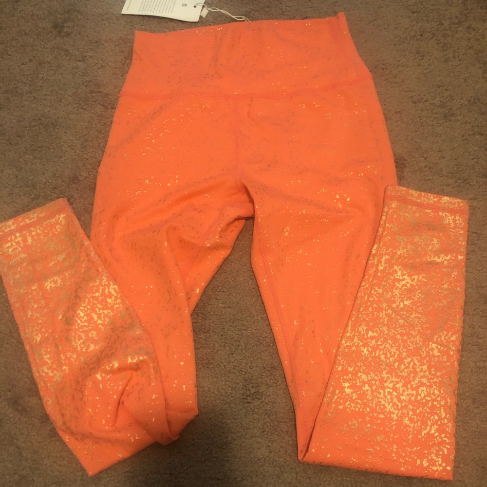 Buffbunny rosa foil leggings S